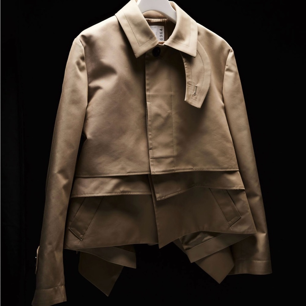 Sacai Cotton Gabardine Blouson